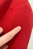 My dress just arrived! It tore apart from the front. It had a strong factory smell and I washed it by hand with cold water. I am very disappointed. - Anna S.