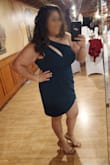 Absolutely loved this dress. Stretchy material and beautiful color - Anabel M.