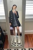 Loveeee this coat and its length! Perfect for spring days that are cooler, and you can loosen the thread to open up the pockets. - Koshal S.