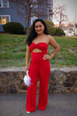 The size M was perfect but a little long. I had on 3.5in heels and it still touched the ground but it looked great nonetheless! Received so many compliments! I've always ordered from Lulus for the quality and customer service! - Chhavan