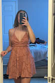 This dress fits so so well, I bought this for an upcoming wedding and I am so excited to wear it! - Rachael S.