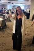 This jumpsuit fit perfectly! It was tight in all the right places but not too tight. Very comfortable to wear. The pants were long, but they were the perfect length to wear with heels. I got so many compliments! - Christine W.