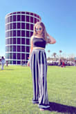 This outfit is so fun! I personally like to mix and match each piece with other outfits, but as a set it's perfect too! The pants make me feel so cool haha 

The picture is the pants obviously but the top is also amazing! - Vivianne C.
