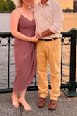 Felt good and got lots of compliments in this dress for an outdoor Fall wedding. I always figure out a way to wear a bra but did not need one in this dress. - Jen C.
