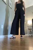 This was a great buy. Its soft, stretchy and cropped at the ankle. I should have gotten a size smaller, bc its a little baggy but still love it. - Kristen C.