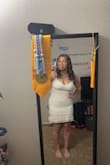 Hello! I bought this dress for graduation photos, it looks great! It looks good under my gown and on its own. The only down side to this dress is i feel it may be a tad translucent, so i had to wear white underwears. other than that i love the dress and would recommend this dress to anyone looking for a tight white dress that flatters the figure. - Serenity A.