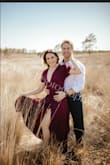 This dress was PERFECT for my engagement session =
 Great quality and colour was beautiful!!!! - Maria F.