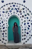 Wore this on vacation in Morocco and received tons of compliments. I sized down based on the reviews and I'm glad I did. I also loved that it had pockets which made it even cuter.  Wore it with sandals and length was perfect. - Marcia M.