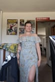 The color and print is beautiful! I'm exchanging the medium I also ordered for an XL to see if that is more comfortable than the large. - Erica A.