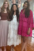 I wore this dress for my bachelorette party and it was such a hit. Loves the corset and volume on the bottom. - Aamna H.