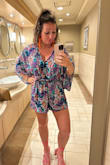 Cutest outfit! Comfy, true to size! Wore this on my cruise and I can't wait for my next opportunity to wear it! - Christie G.