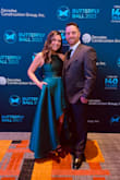 I got this dress for a black tie ball and received so many compliments! It does run a bit small in the chest area. There's no stretch so if you're between sizes I would size up. The green color is really pretty but it's more of a hunter green. - Andrea E.