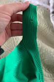 The strap of the dress has a very noticeable hole in it that is not possible to fix. There's no way to cover it and it looks terrible. Otherwise, it's cute. Beware of product quality. - Havala D.