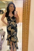 I wore this to a spring wedding and received many compliments. I was afraid it would be a little long but it wasn't with my pair of heels! - Madeline R.