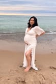 I wore this for my maternity shoot on the beach and it was gorgeous! 10/10 - Madeline R.