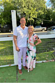 Loved this dress! Got it for an outdoor casual wedding reception and will definitely wear again. It can be dressed up or down and the pattern is so flattering. I got a medium and the top was larger than I needed but since you can tie it to fit how you want, it worked out great. I'm about 5'9", and it was just dusting the floor for the length which was perfect for me. The skirt is also lined which was nice and overall an extremely comfortable outfit. 10/10 would recommend! - Paige Z.