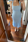 Love this dress! Purchased for a wedding in Portugal and it is so beautiful on! I can't wait to wear it. I love the straps and the neckline. Highly recommend! - Quinn A.