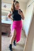 Love this skirt! Super comfortable!! Made with thick but breathable fabric. - Tenaya G.