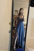 Perfect for a bridesmaids dress. I'm 5'4" and I'll have to get it hemmed a bit to wear with heels but it's so cute! - Nicole G.