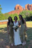 This dress was lightweight and true to size!I received so many compliments even from people who were strangers in the beautiful Sedona park! I love the material and the way it fit!Love the cost and make of the dress!Thank you lulus for making my wedding day easy to shop last minute great elopement wedding dress! - Michelle D.