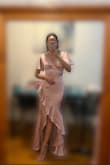 I love this dress! It was a little loose around the chest area if you're an A/B cup, but I love how it hugs my waist. Very elegant. Shoutout to Rachelle for helping me receive the shipment right before the wedding! She's very considerate and helpful. - Carissa M.