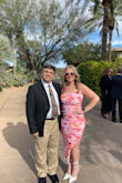 Wore this to my cousin's wedding in Arizona and everyone LOVED it!! I did too as it was so comfortable and made me look so good!! It's made with amazing quality and the colors are beautiful. I'm normally between a size L and M so I ordered both. They both fit but the M definitely fit better due to the stretch! I cannot recommend buying this dress enough!!! - Kayla G.