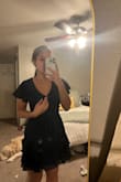 Beautiful dress!!! It fits true to size and was so comfy. Very flattering in all the right places! Just low on the chest cut - My-Ha C.
