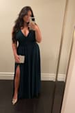 I loved this dress and ordered it the weekend before a black tie wedding and came super fast with 2 day shipping. The dress is gorgeous and fits well in the chest. If you're 5'4 and under you'll need to get the dress hemmed it was way too long. Got lots of compliments and the dress accentuated my waist! - Hailey C.