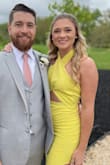 I thought this dress was very cute and comfortable but I was a little disappointed in the color. The dress seem to have a green undertone with the color and I was hoping for more of a sunshine yellow. - Marleigh H.