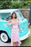 Absolutely LOVE this dress! It fit me perfectly! I was looking for a spring wedding guest dress and am so glad I found this one. I felt so pretty in it :) And it's my favorite color! I will definitely wear this dress multiple times lol - Natasha P.