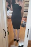 The dress fits like a glove. I would probably size up if I bought it again but I am excited to wear this to a wedding this summer! - Marisa B.