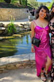 This dress fit very snug. I'm always a medium in everything but it was okay for the occasion. The train wasn't as long so didn't drag as much! My foot kept getting caught in it though. Overall got compliments all night! - CRISTAL O.