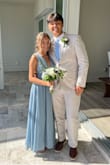 This dress was really nice quality but I had to order an XXS when im usually an XS. It was quite long so I had to get about 6-8 inches cut and hemmed off. It was very loose around the top so I had to get that fixed as well so it didn't slide off. - Shantal D.