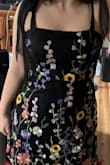 This dress is high quality and so stunning and beautiful when worn, however if you have any curves or shape size way up. As you can see from the size I put in this review, I am normally a small in dresses and a medium in pants and skirts, so I went with a medium at first because of the shape of the dress. Strangely, it fit my hips and waist but not my 34B bust, so I had to exchange for a large, which also only just barely zipped. Fortunately the large fit, because my heart was set on this dress. Keep this in mind when ordering. - Rebekah L.