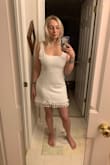 This dress fits great even with my odd sizing. I can not find a lot of dresses that look good on my bust and appropriate at the same time but this dress definitely is! Love the fit and the material seems like it will last for a while. - Kaitlyn H.