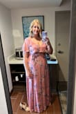 Dress fit really well. I always struggle to find dresses with enough length to wear heels and this was perfect! - Robyn G.