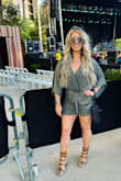I love this romper! Beware, it is very thin. Personally, I appreciate that but not everyone will. - Tiffany C.