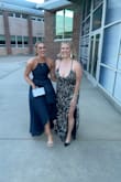 The dress was fine and comfortable but the straps were really loose and I had to keep tightening them throughout the night. It was too low cut for me personally! The slit was also completely up to my upper thigh so when I sat down I had to cover my lap with a napkin or jacket - Madison P.