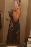 I bought this on a whim for a wedding I'm attending in ...OCTOBER but figured get it now while I can! I'm VERY happy I didn't size up or else it would definitely not sit where it should. It will need to be altered for the length because there's like 8" worth of material at the bottom that even in my tallest heels, I will drag through the mud of Hawaii. I may also have them adjust the front so i can hook it together.
Excellent quality, just VERY long!
Also definitely happy I bought the boob tape and stickies to keep they gals up (actually a 32H). When placed correctly and the straps are adjusted, it looks like magic is holding them up!
....now if only that blue would come back in stock! - Jessica P.