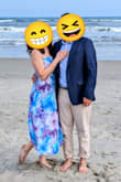 I love this dress!! The dress fits snug around my ribs, right under my bust, but it wasn't too tight around my bust or waist, nothing got squished. I wore it for a beach wedding, I paired it with clear heels and a pink purse. I got so many compliments. The colors are so bright and beautiful. The material is very light weight, breathable and flows so nicely. The little opening in the back gives it a fun and flirty vibe. It covers the bra so you do not have to worry if you can or not wear a bra with this dress. Its a great dress for many different occasions for spring and summer. - Darwin R.