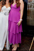 Fits just right, a little on the snug size but beautiful! Wore it for a bridal shower and I got so many compliments! - Cassandra K.