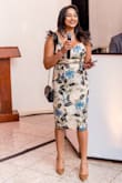 Absolutely loved the fit! The style was definitely my style and very cute for my sisters bridal shower. Detailed beading and flower embroidery was a nice added touch! - Hema P.