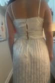 ordered this for my college graduation dress. first time i tried it on i was home alone and couldn't get the zipper past the mid waist section and thought, "oh, i just can't reach. no worries!" took my grad photos today in this dress and CHRIST. took my roommates 7 minutes to get the zipper unstuck from the spot i struggled with weeks ago and then after perfectly fitting in the dress for five minutes the zipper BROKE. split in half. from the middle out. i had to get safety pinned into the dress for the photoshoot and it took me twenty minutes to take it off when i got home. going to a local tailor to get it fixed. this is the SECOND expensive (at least for me) dress i bought from lulus for a major end-of-college event that arrived with a malfunction that needed to be addressed by a tailor. both dresses are gorgeous but c'mon, guys. not cool, especially when i'm trying to save up money for life after graduation but i keep paying tailor to fix things that shouldn't need fixing - Rebecca P.