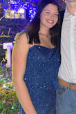 Was an amazing dress and not itchy at all! I loved it reflects blue and purple. - Lauren R.