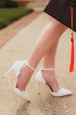 True to size, and make my legs look GREAT! No stilettos of that height are going to be comfortable for a long period of time, but these were as comfortable as they could be. - Morgan S.