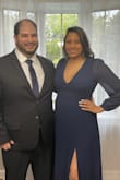 Perfect dress for a late April, cold and rainy wedding! My only complaint was I couldn't figure out what bra to wear with the low back and deep v! But overall it was a great dress and I loved it - Saira R.