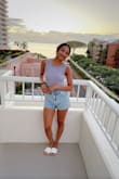 I love the color of this bodysuit and I love the fit of it! So cute and can go with so many different fits, I recommend and want to get more colors! - McKaela M.