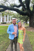 Perfect dress for the derby party I attended! It was a little snug around my ribs and has zero stretch, but a larger size wouldve been too big. No bra needed. I received many compliments. - Courtney C.