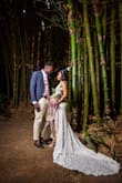 These are great shoes, they look high quality and the fit perfectly. I only wore them on my wedding day and it withstand  the rocky terrain and walking through the garden was difficult. It was semi comfortable though and hurt after a couple of hours. It bruised my pinky toes, but I loved the show nonetheless. - MELLISA M.