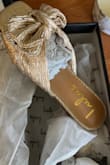 Love but got wrong size.
Love love love the shoe!
Got 2 pair!! One flat one with heel!! - Karen J.